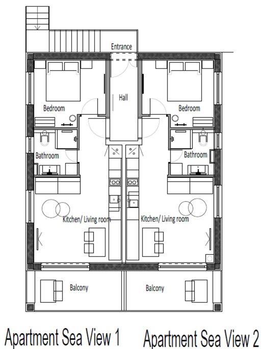 Sea View Apartamento Seget Vranjica Exterior foto